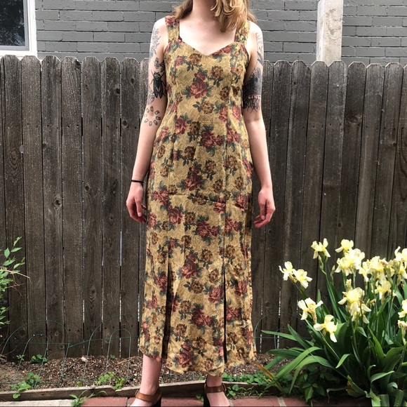Vintage Floral Dress - Picture 1 of 4